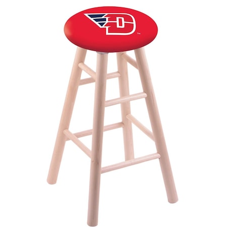 Holland Bar Stool Co Maple Counter Stool, Natural Finish, University of Dayton Seat RC24MSNat
